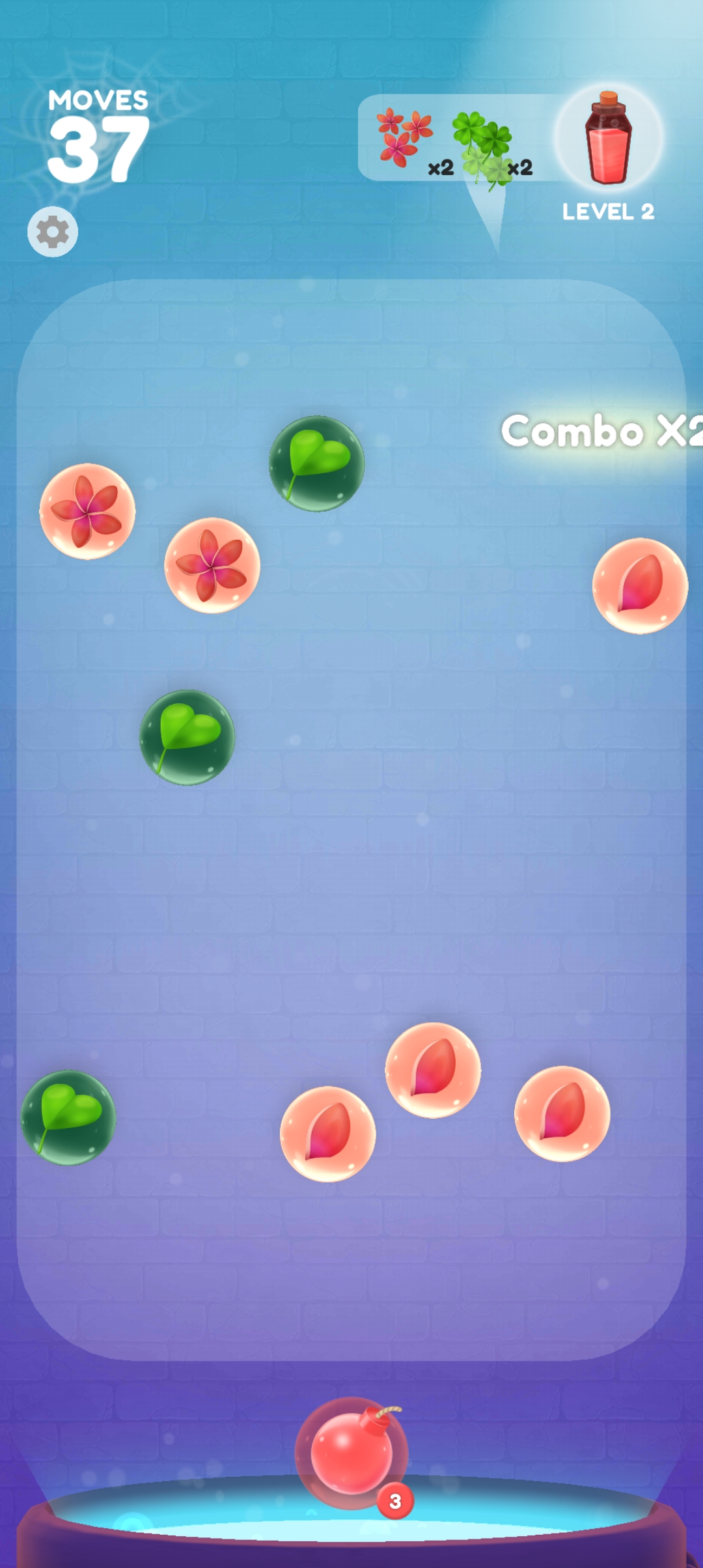 Bubble Fusion mobile puzzle screenshot