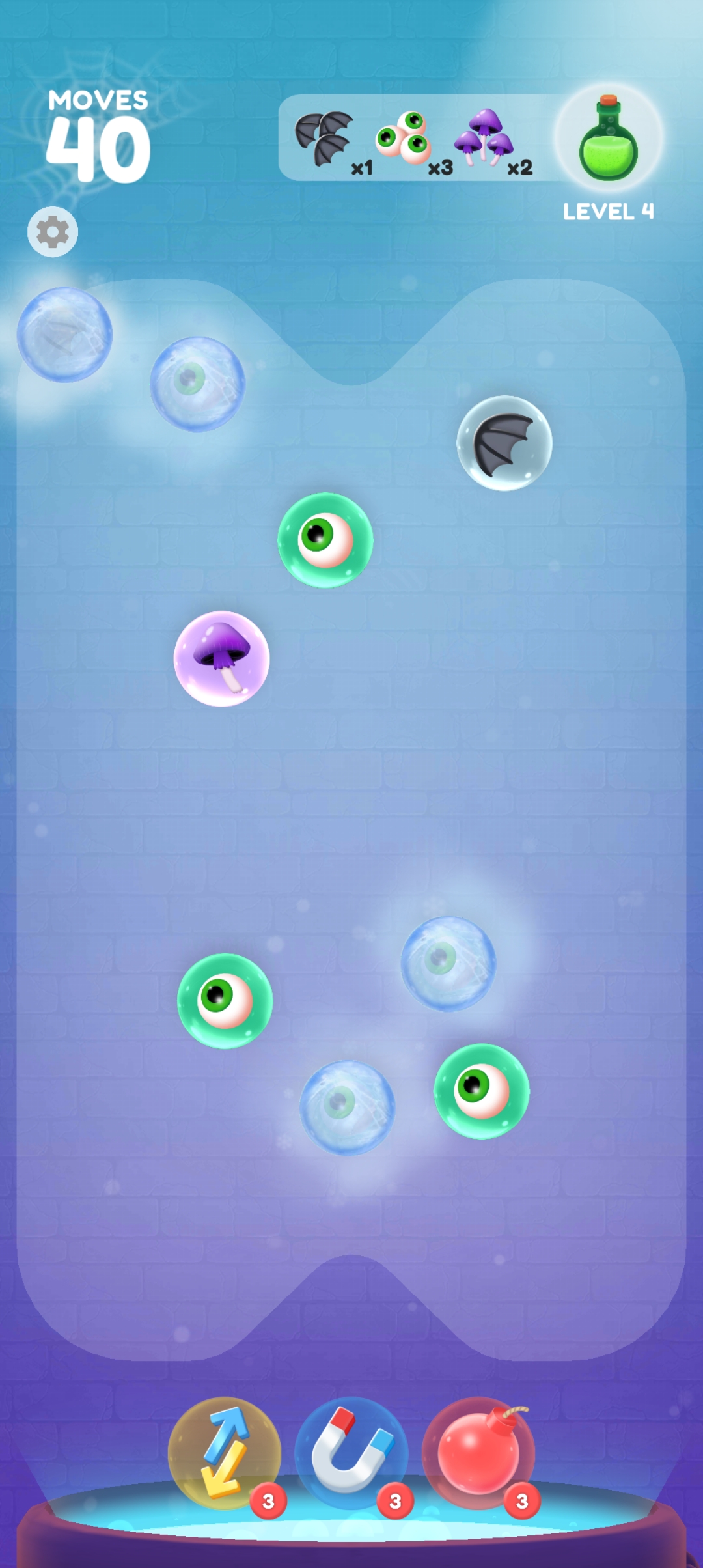 Bubble Fusion mobile bubble path screenshot