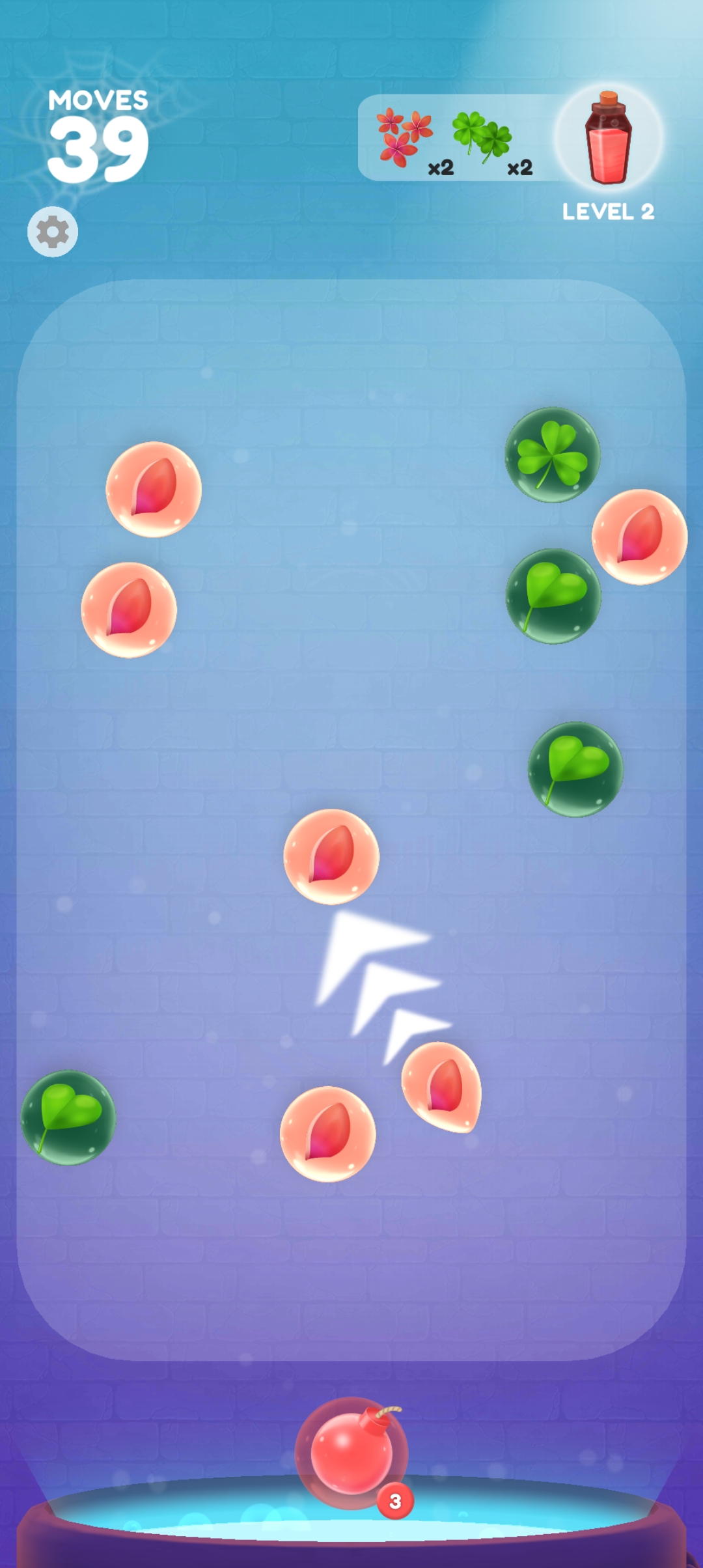 Bubble Fusion mobile challenge screenshot